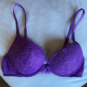 Victoria's Secret Dream Angels Push Up Purle Bra